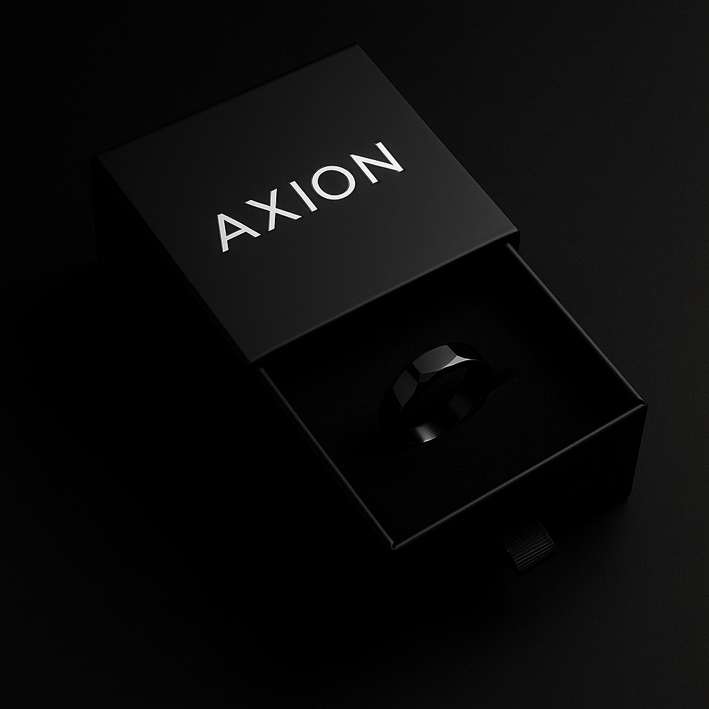AXION™ HEMATITE RING