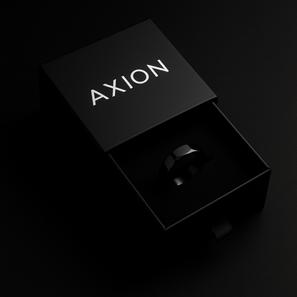 AXION™ HEMATITE RING