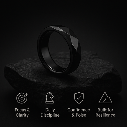 AXION™ HEMATITE RING