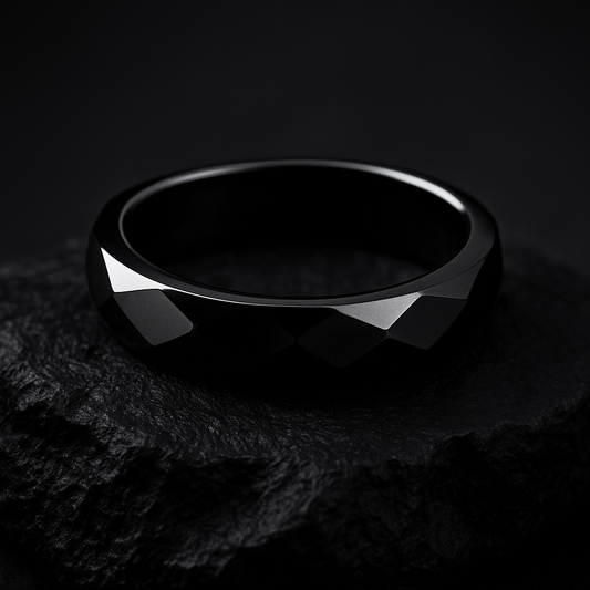 AXION™ HEMATITE RING