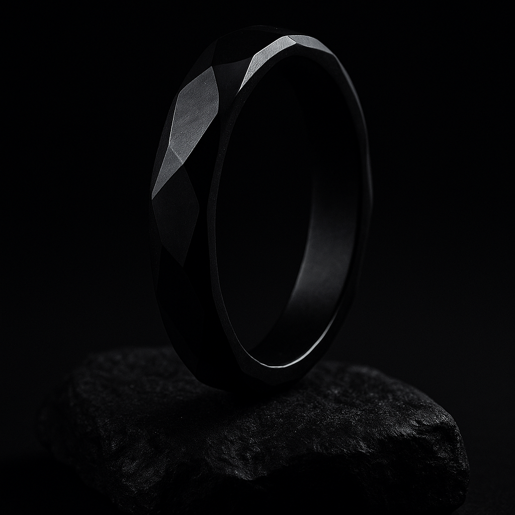 AXION™ HEMATITE RING
